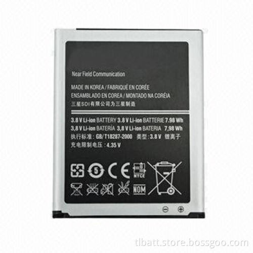 2100mA I9300 mobile phone battery for Samsung Galaxy S3